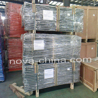 Caja de malla plegable de acero de servicio pesado para equipos logísticos