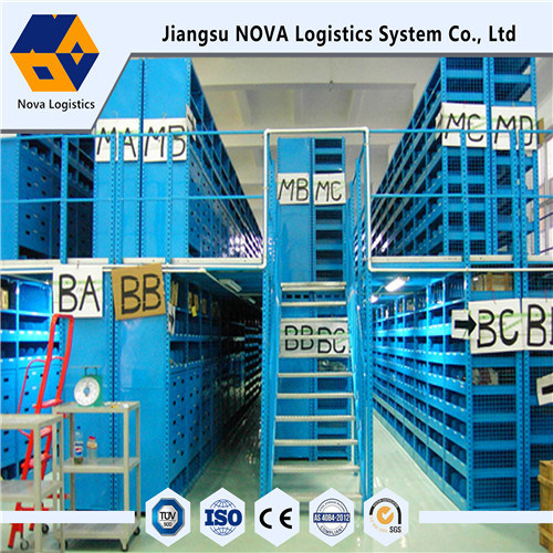 Mezzanine de estante de servicio medio con pisos